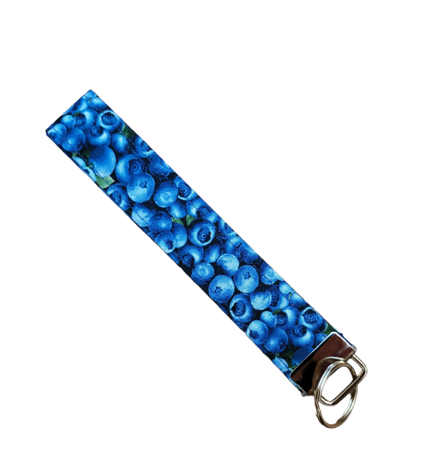 Keychain | Keyfob | Lanyard Wristlet - Blueberries