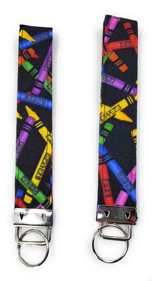 Keychain | Keyfob | Lanyard Wristlet - Crayons