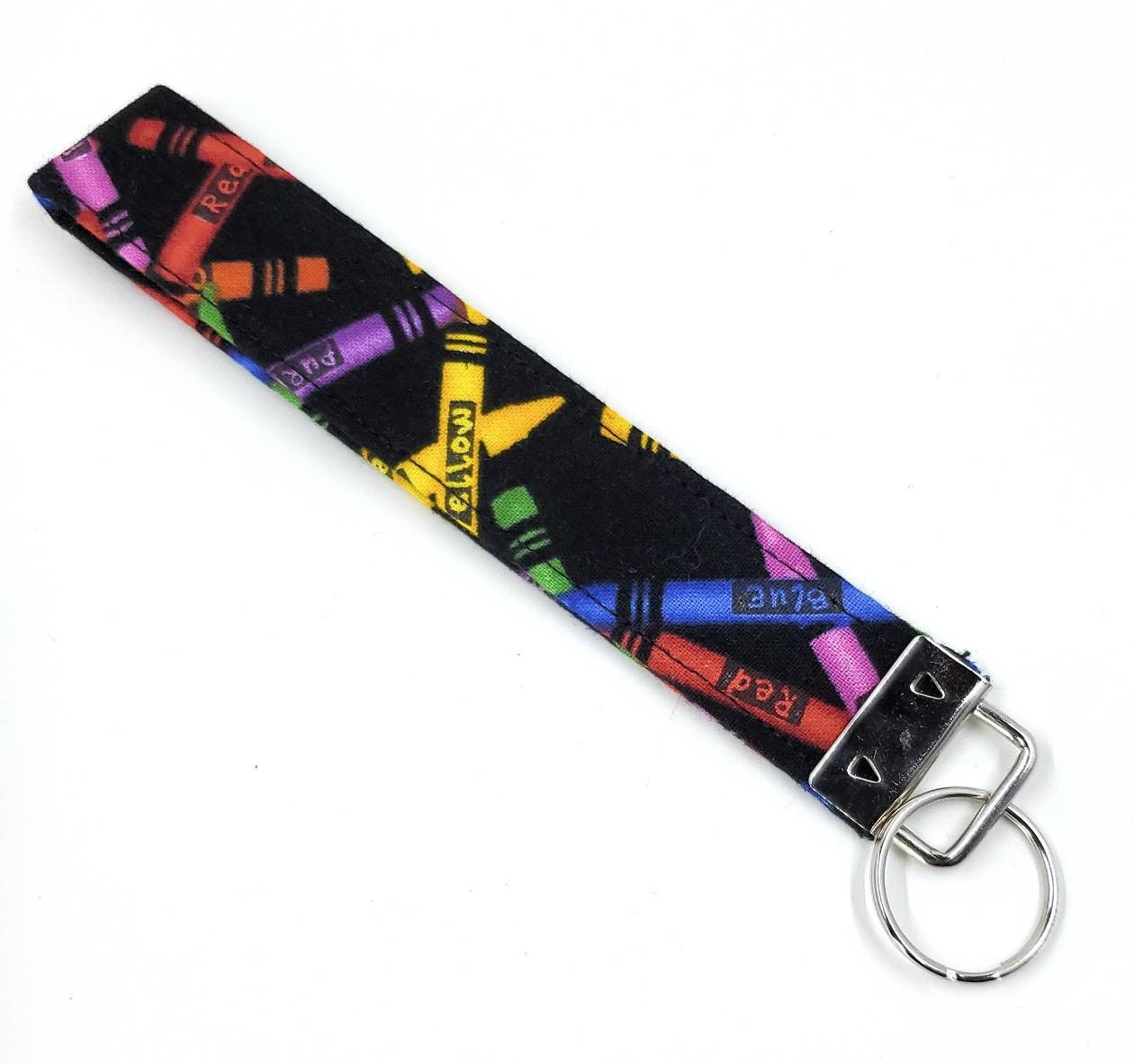 Keychain | Keyfob | Lanyard Wristlet - Crayons